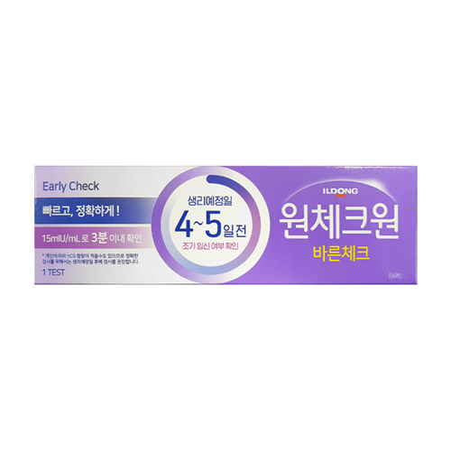 일동제약 원체크원 얼리체크