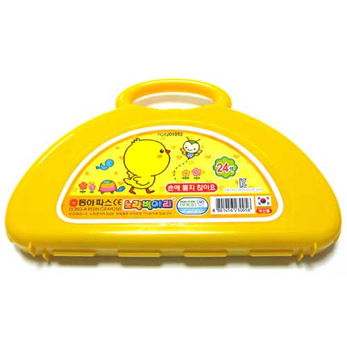 동아  노랑병아리 손에 묻지 않는 크레용