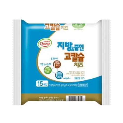 서울우유  지방을 줄인 고칼슘 치즈 270g