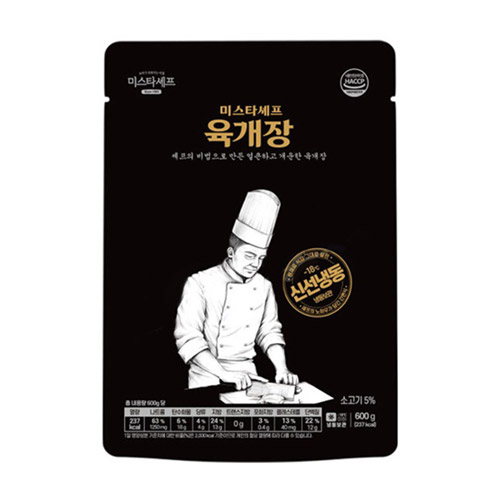 태종에프디 미스타셰프 육개장 600g [7개] - 에누리 가격비교