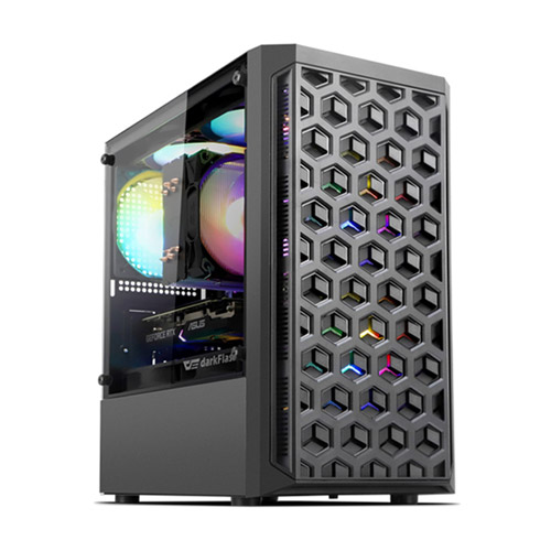 darkFlash DK300M RGB 강화유리 [블랙]