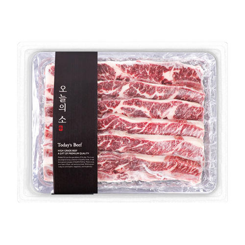 블랙홀푸드 오늘의소 꽃갈비를 품은 블랙앵거스 LA갈비 선물세트 2kg