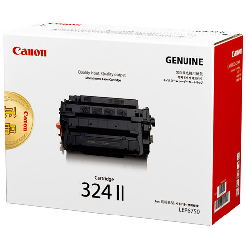 Canon  정품 CRG-324II BK 검정