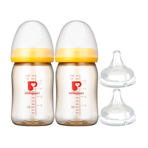 더블하트 트윈팩160ml+젖꼭지2입