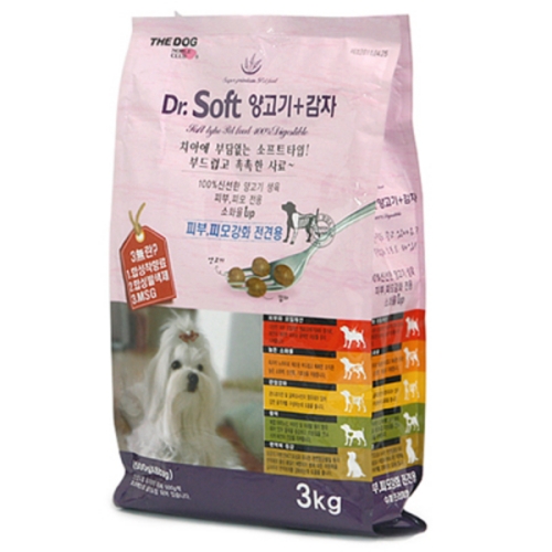  더독 닥터소프트 전견용 양고기&감자 3kg [1개]