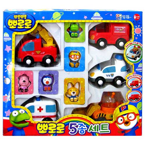 뽀로로 자동차 5종세트
