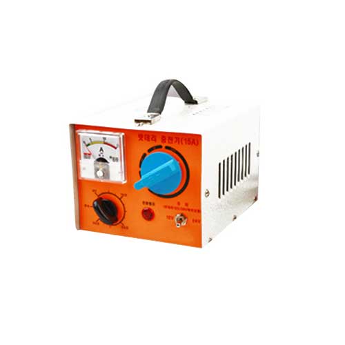 한일이앤지  15A 차량용 배터리 충전기