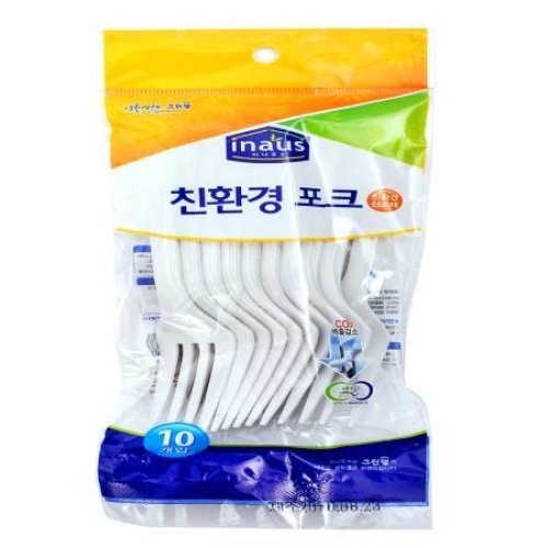 크린랲  친환경 포크 10개