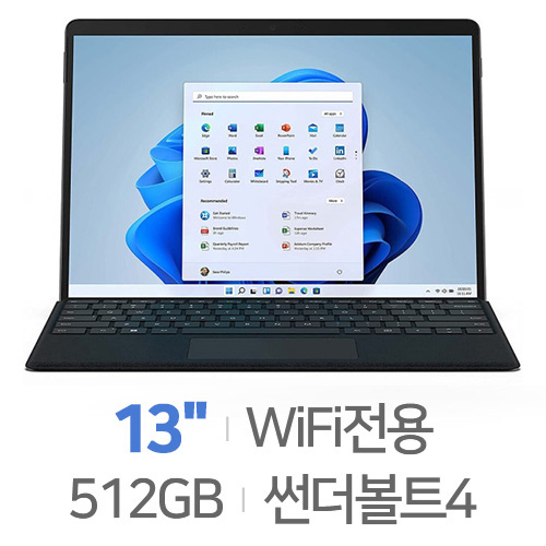 마이크로소프트 서피스 프로8 코어i7 Win11Home Wi-Fi 512GB[램32GB,해외구매]