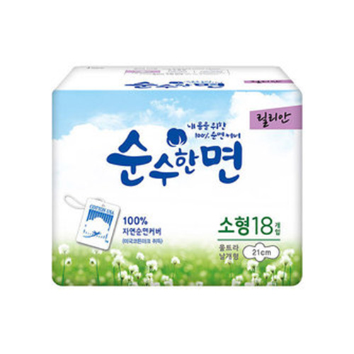  순수한면 소형 18개 [2팩(36개)]