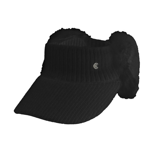 클리브랜드  여성 퍼 트리밍 귀마개 니트 썬캡 (CGKWCP1902)