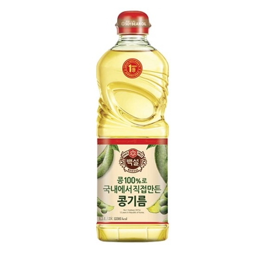 CJ제일제당 백설 콩기름 1.5L[1개]