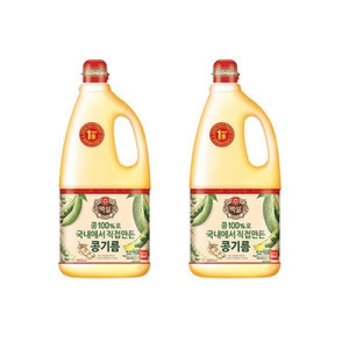  백설 콩기름 1.8L [2개]