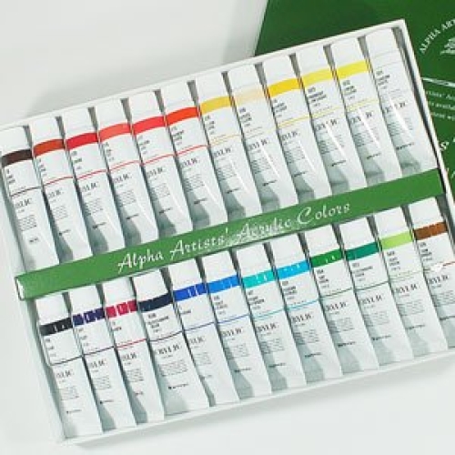 알파색채  실버 아크릴물감 20ml