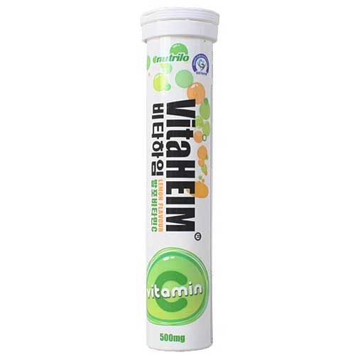 Nutrilo 비타하임 발포 비타민C500 4300mg 20정