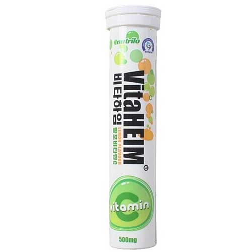 Nutrilo 비타하임 발포 비타민C500 4300mg 20정 [12개]