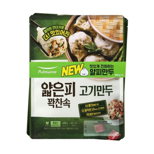풀무원  얇은피 꽉찬속 고기만두 400g