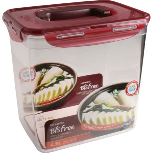  락앤락 비스프리 김치통 4.5L (LBF828HB) [1개]