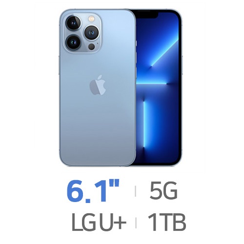 Apple 아이폰13 프로 1TB, LG U+ 완납[기기변경, 선택약정]