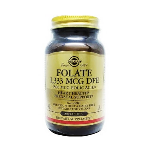 솔가 엽산 1333MCG DFE 800MCG FOLIC ACID 250캡슐