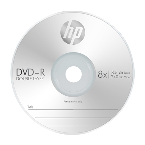 HP DVD+R DL 8.5GB 8x