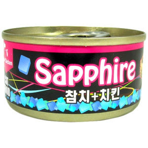  I.S.A 사파이어 고양이캔 참치&치킨 80g [24개]