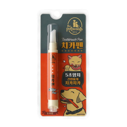 멍치카펜 5초양치 치약칫솔 일체형 단품 4g