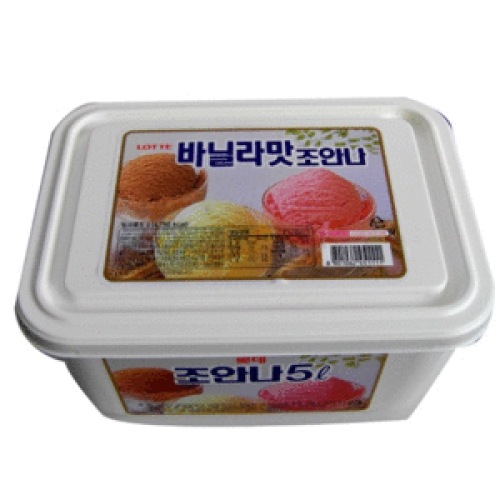 롯데제과  조안나 바닐라 5L