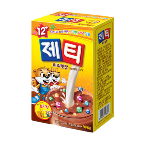 동서식품  제티 초콜릿맛 17g 20개입