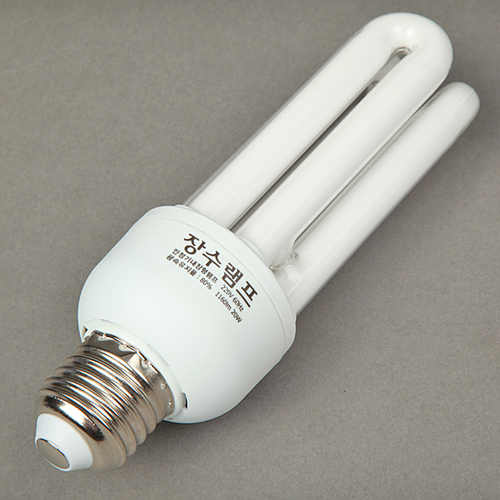 우리조명 장수램프 EL 형광등 주광색 20W