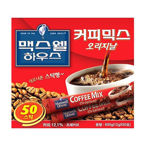 동서식품 맥스웰하우스 커피믹스 오리지날 스틱 20개입 [24개]