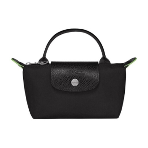 롱샴 여성 르 플리아쥬 그린 파우치_34175919001