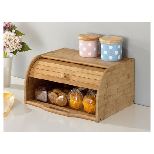 프리메이드 앳홈 대나무 원목 브레드 박스