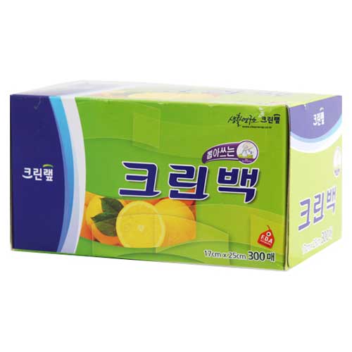 크린랲 크린백 17x25cm (미니) 300매 [16개(4,800매)]