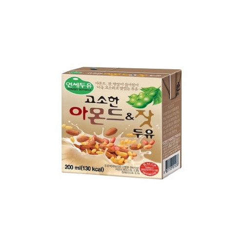 연세두유 고소한 아몬드 잣 두유 200ml