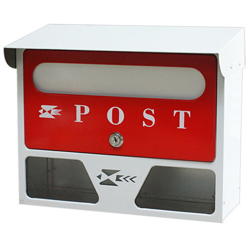 원진  투톤 화이트 우체통