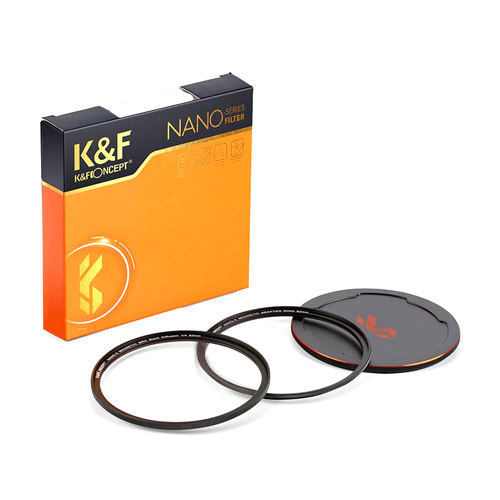 K&F CONCEPT Filter Black-Mist 1/8 Filter 77mm Black Promist 1/8 aus Optisches Glas mit Nano-Beschichtung für Videoaufnahmen/Portraitfotografie
