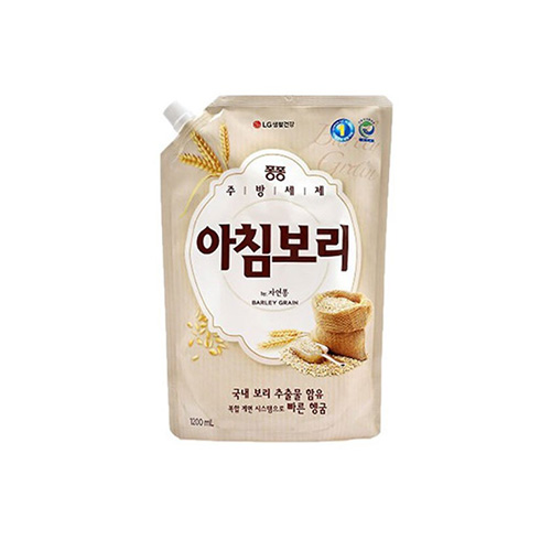  퐁퐁 아침보리 안심설거지 리필 1.2L [5개]