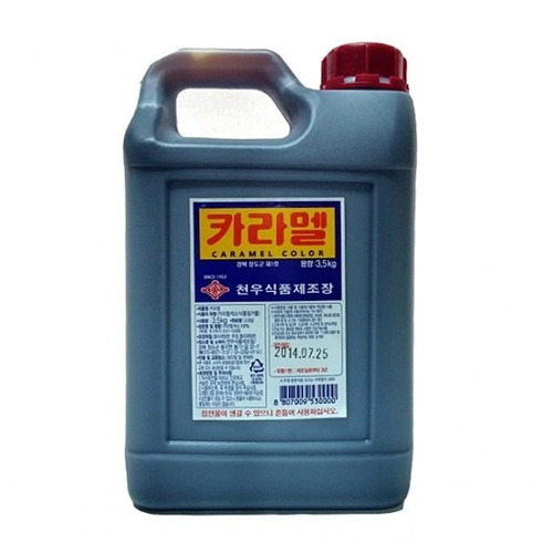천우식품  카라멜 색소 3.5kg