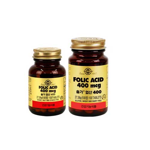 솔가 엽산 400mcg 100캡슐