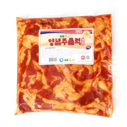 주원산오리  매운맛 양념오리 주물럭 1kg