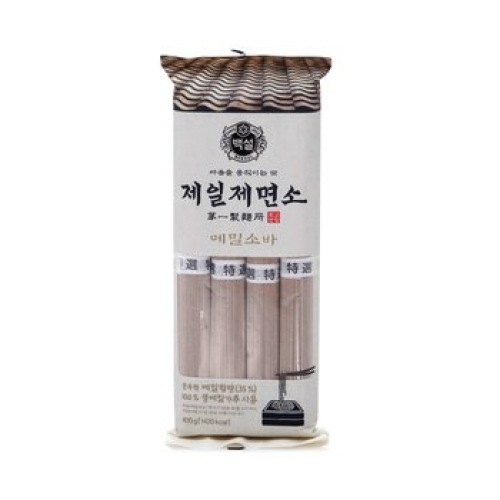 CJ제일제당 백설 제일제면소 메밀소바 400g