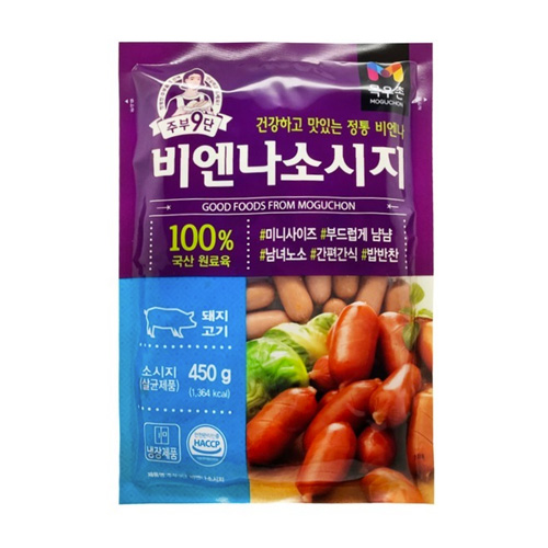 목우촌  주부9단 비엔나 소시지 450g
