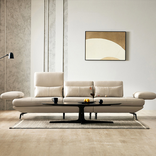 자코모 비안나 하이 기능성 슈렁큰 천연가죽 소파 3.5인용