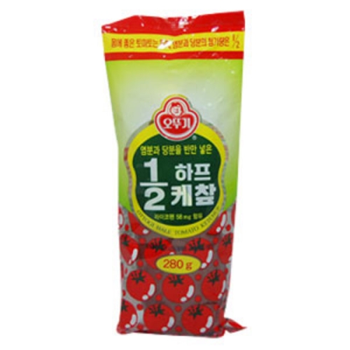 오뚜기 LIGHT&JOY 1/2 하프 케찹 280g