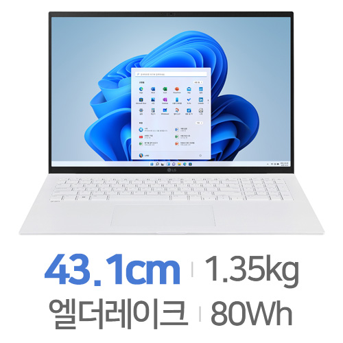 LG전자 2022 그램17(12세대) 17Z90Q-GA7WK