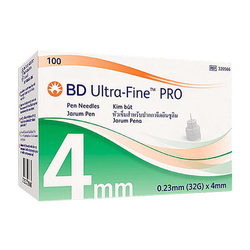  BD 인슐린 주사바늘 Ultra Fine 펜니들 32G 4mm [100개]