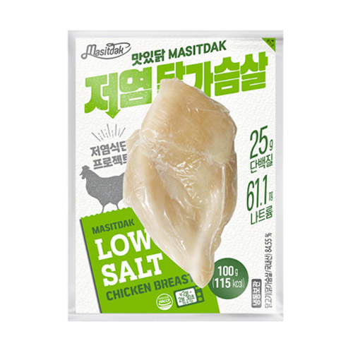 홈델리  맛있닭 저염 닭가슴살 100g