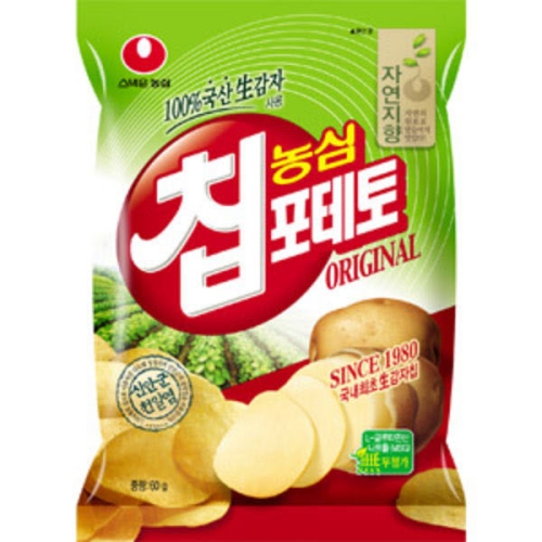 농심  포테토칩 오리지널 60g