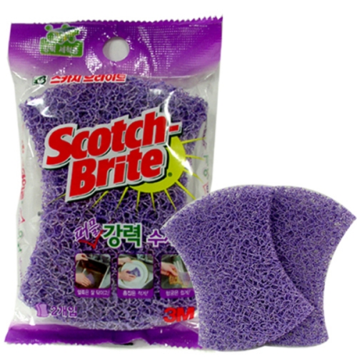 3M 스카치브라이트 강력 퍼플 수세미